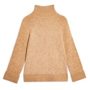 TOPSHOP Super Soft Wide Sleeve Turtleneck Sweater